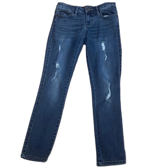 GUESS Y2K Women’s Size 25 Distressed Skinny Jeans - Picture 1 of 11